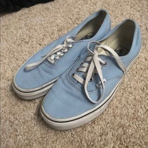 Baby blue Vans